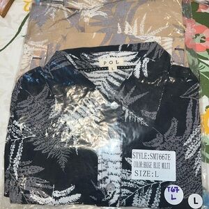 Pol Mens shirt. Size large. NIP